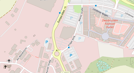 Eventlocations auf Satellitenbild