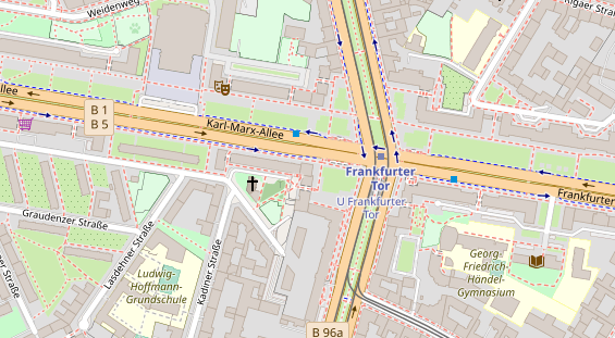 Eventlocations auf Satellitenbild