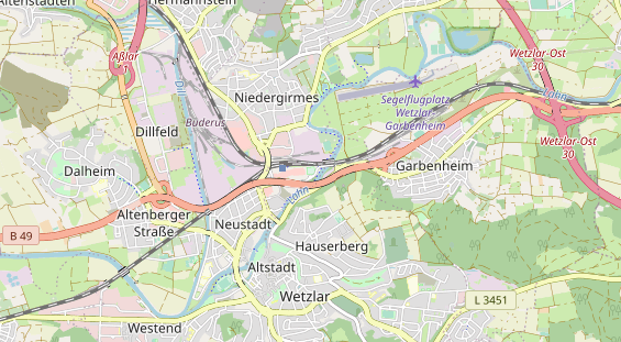 Eventlocations auf Karte