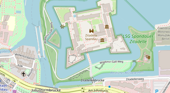 Eventlocations auf Satellitenbild