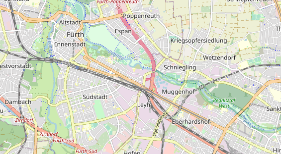 Mobile Infrastruktur auf Karte