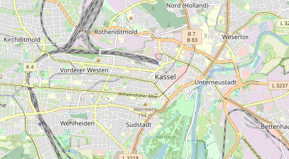 Mobile Infrastruktur auf Karte