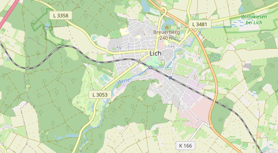 Mobile Infrastruktur auf Karte