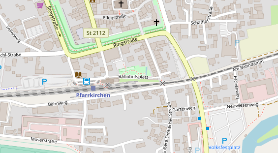 Eventlocations auf Satellitenbild