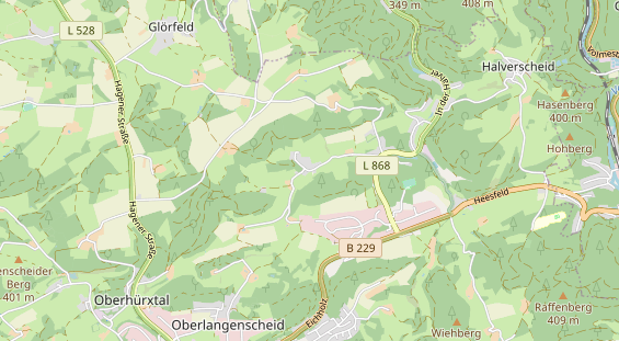 Mobile Infrastruktur auf Karte