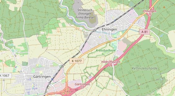 Mobile Infrastruktur auf Karte