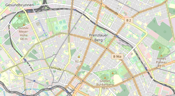 Mobile Infrastruktur auf Karte