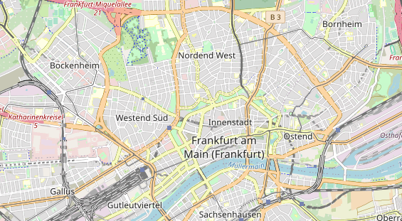 Mobile Infrastruktur auf Karte