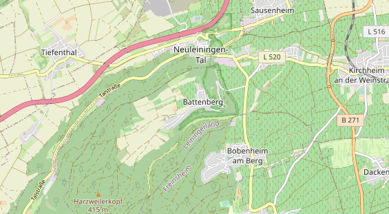 Mobile Infrastruktur auf Karte