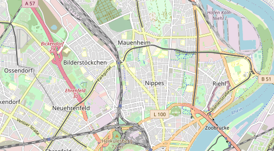 Mobile Infrastruktur auf Karte