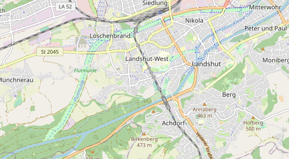 Mobile Infrastruktur auf Karte