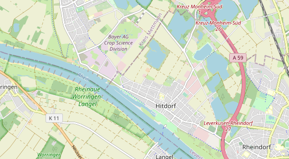 Mobile Infrastruktur auf Karte