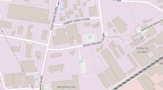 Mobile Infrastruktur auf Satellitenbild