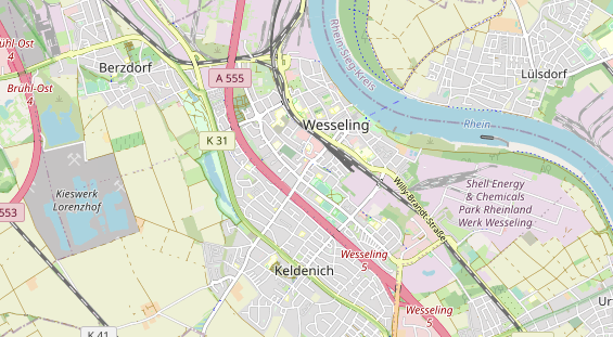 Mobile Infrastruktur auf Karte