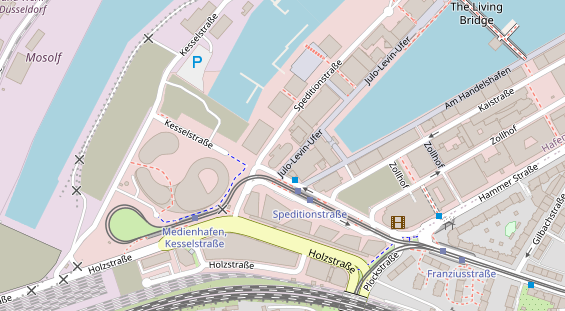 Eventlocations auf Satellitenbild