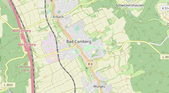 Eventlocations auf Karte