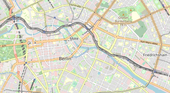 Eventlocations auf Karte