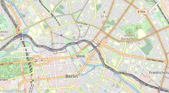 Eventlocations auf Karte