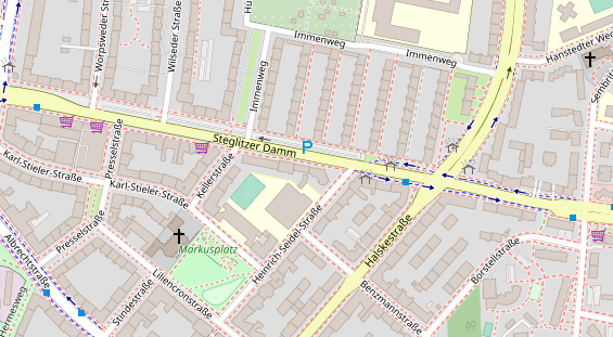 Eventlocations auf Satellitenbild