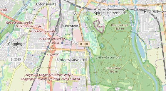 Eventlocations auf Karte