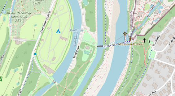 Eventlocations auf Satellitenbild