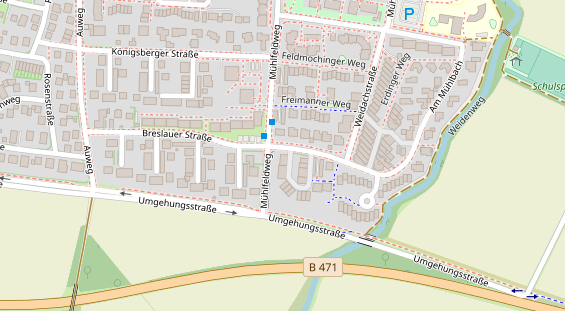 Eventlocations auf Satellitenbild