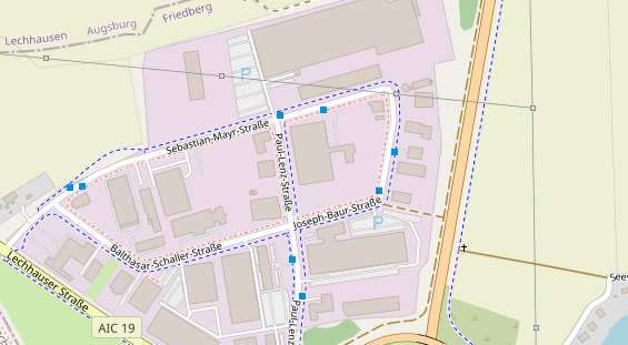 Eventlocations auf Satellitenbild