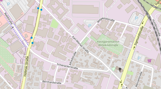 Eventlocations auf Satellitenbild