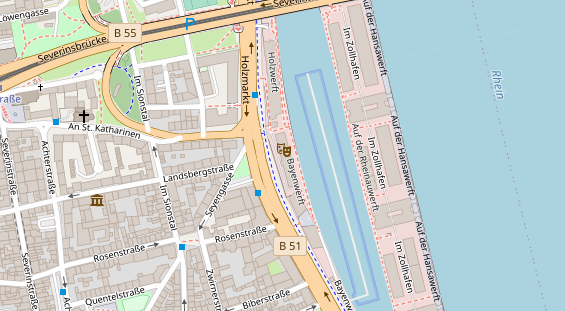 Eventlocations auf Satellitenbild