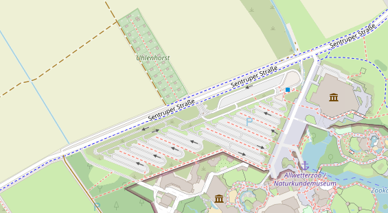 Eventlocations auf Satellitenbild