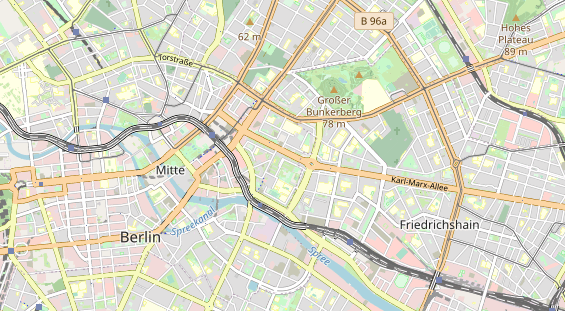 Eventlocations auf Karte