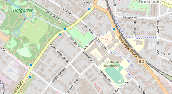 Personalagentur auf Satellitenbild
