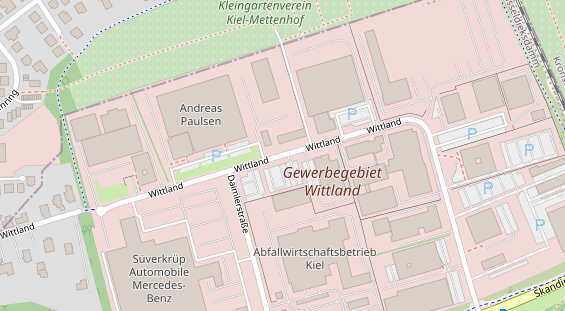 Personalagentur auf Satellitenbild