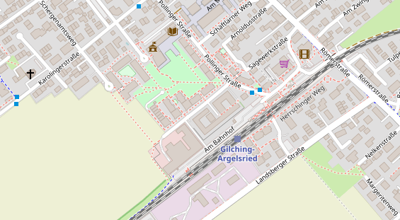 Personalagentur auf Satellitenbild