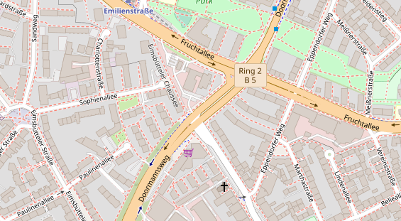 Personalagentur auf Satellitenbild