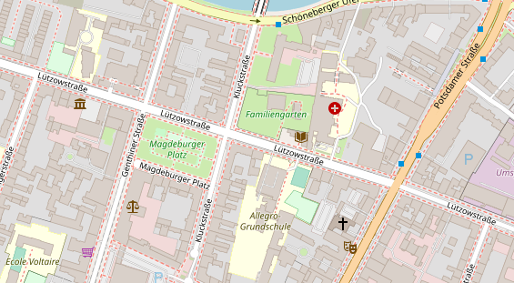 Personalagentur auf Satellitenbild