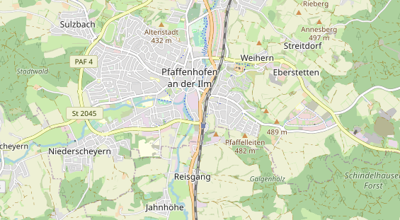 Personalagentur auf Karte