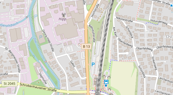 Personalagentur auf Satellitenbild