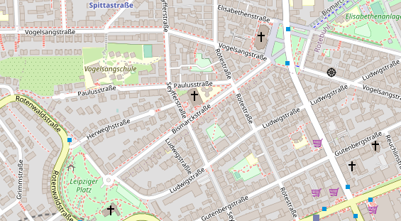 Personalagentur auf Satellitenbild