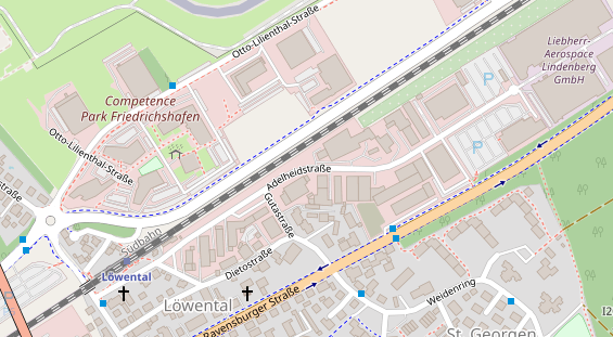 Personalagentur auf Satellitenbild