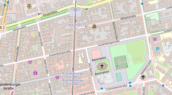Personalagentur auf Satellitenbild