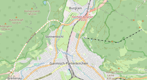 Personalagentur auf Karte