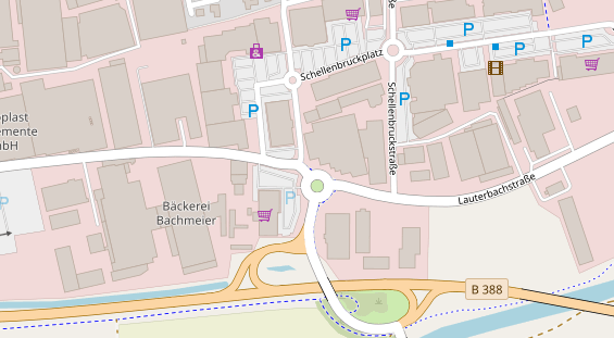 Personalagentur auf Satellitenbild