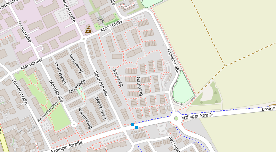 Personalagentur auf Satellitenbild