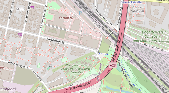 Eventlocations auf Satellitenbild