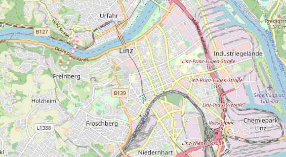 Eventlocations auf Karte