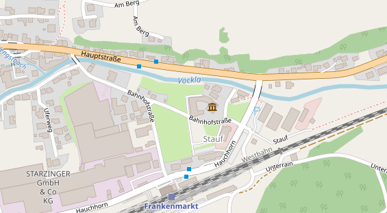 Eventlocations auf Satellitenbild