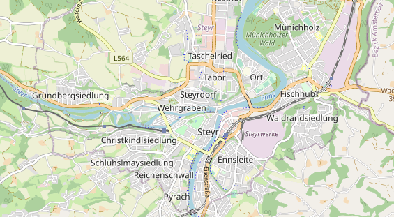 Eventlocations auf Karte
