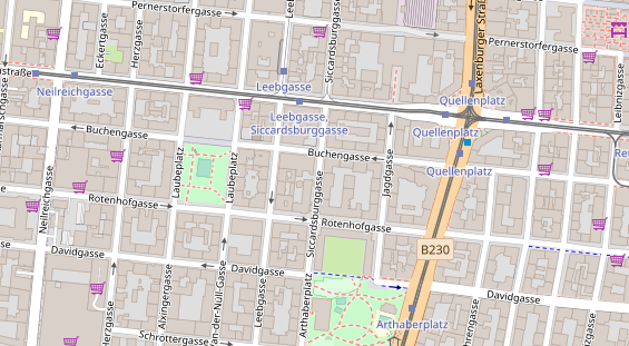 Eventlocations auf Satellitenbild