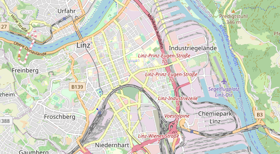 Eventlocations auf Karte